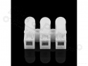 Kroonsteentje met quick connector 3-voudig